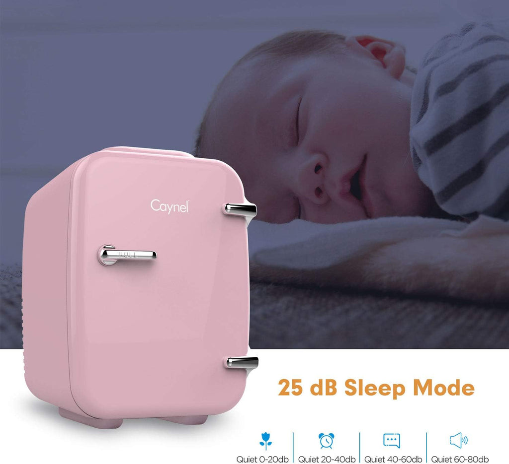 Mini Fridge Portable Thermoelectric 4 Liter Cooler and Warmer for Skincare, Eco Friendly Beauty Fridge For