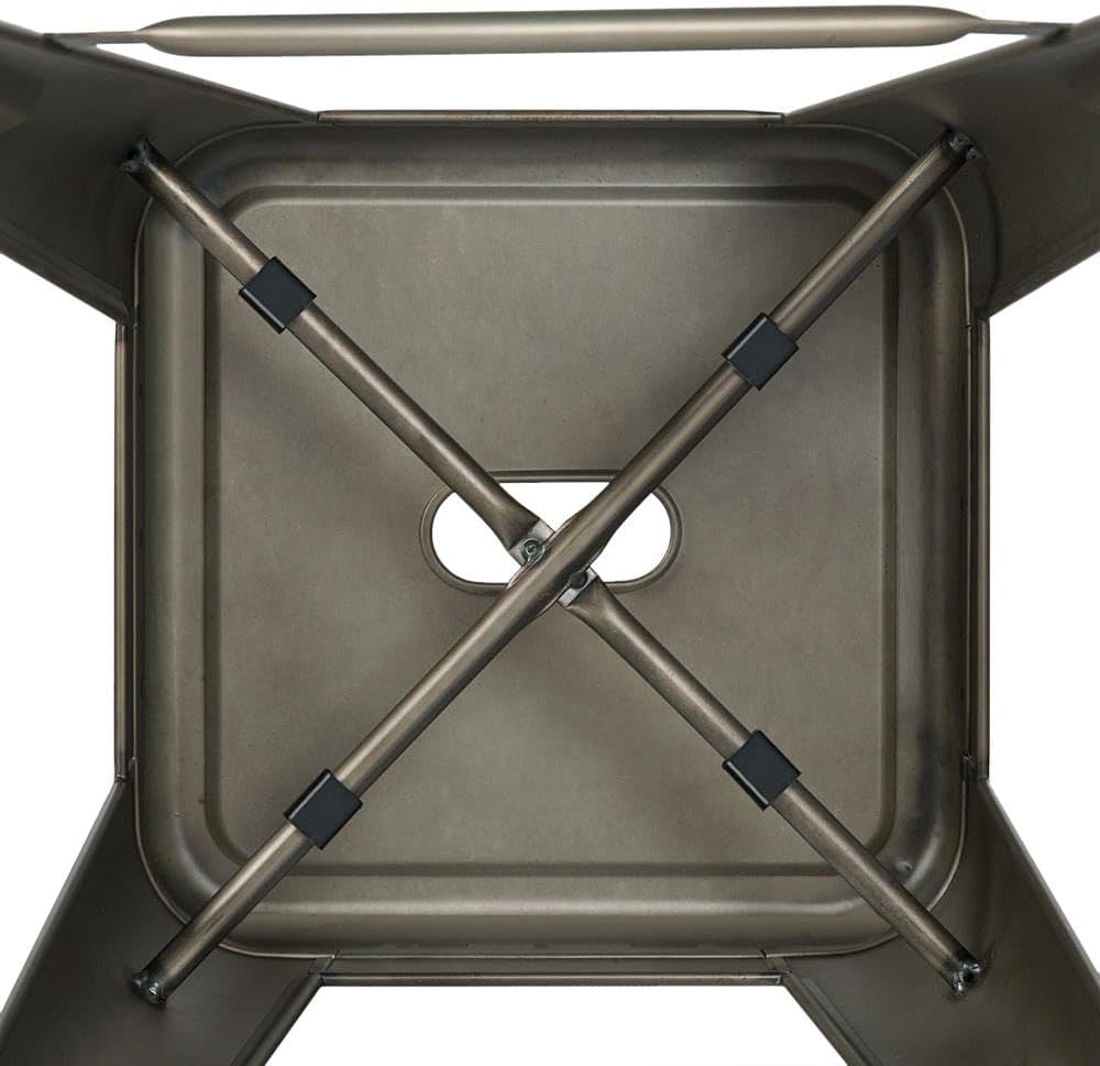 30'' Metal Bar Stools 4PCS Bar Height Barstools Stackable Bar Chairs for Bistro/Patio/Cafe/Restaurant/Dining