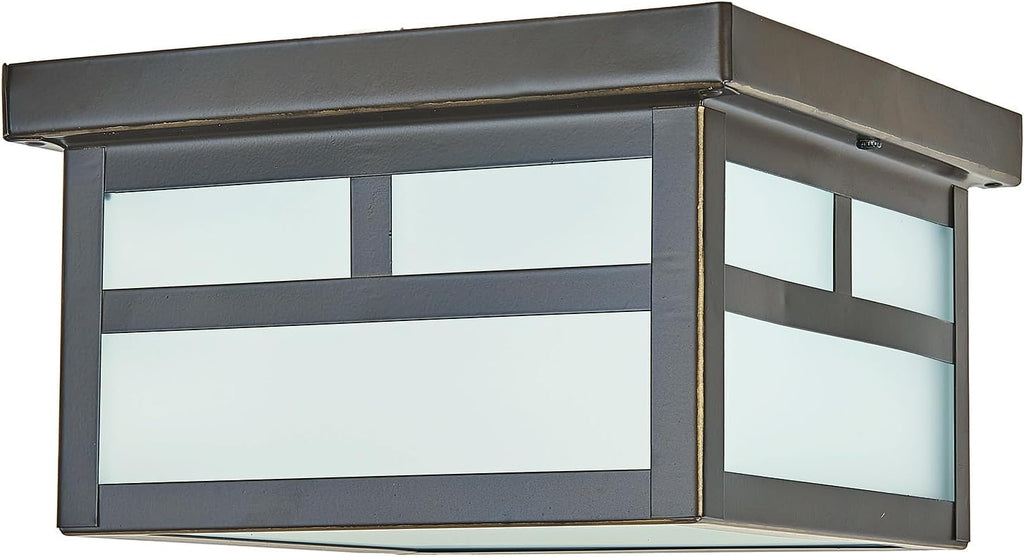9.5 Inch Black Flush Mount Ceiling Light