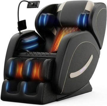 Massage Chair Full Body, Zero Gravity Recliner Massage Chair with Back Heat, 8 Fixed Rollers, Foot Massage, Airbags