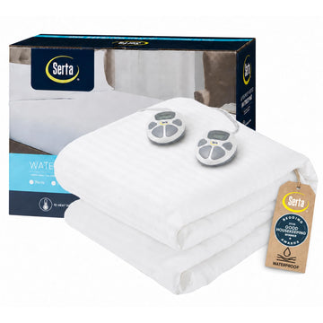Waterproof Heated Mattress Pad - Electric Bed Warmer With 10 Heat Settings Controller, Auto Shut Off Timer, Deep All
