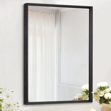Mirrors for Wall Rectangular Metal Framed Mirror Modern Decorative Bedroom Living Room Bathroom Vertically or
