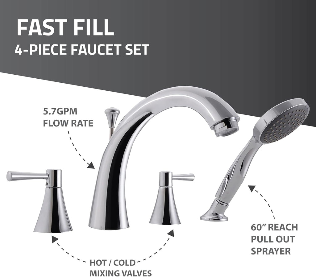 Walk In Tub 53'' x 26'' Left Drain Soaking in White, Indulge in Ultimate Luxury, Comfort, and Safety with ANZZI