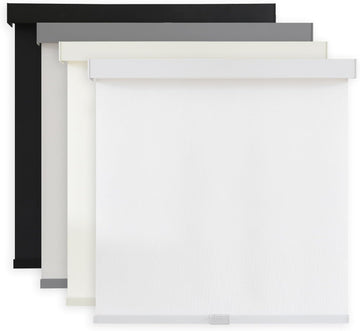 Light Filtering Roller Shades for Windows, 20" W x 72" H, White