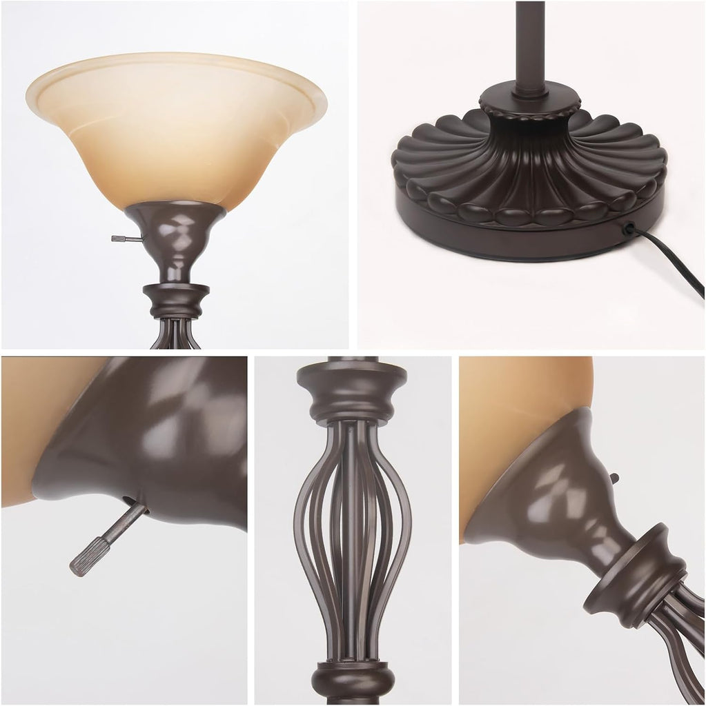 Torchiere Floor Lamps - Stand Up Lamp with Corner Floor Lamp Design