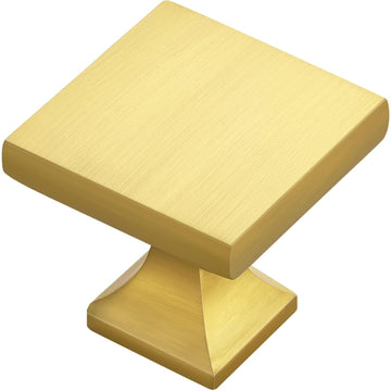 5 Pack Cabinet Knobs Gold Kitchen Cabinet Knobs Gold Knobs Drawers Brushed Brass Kitchen Hardware for Cabinets Square