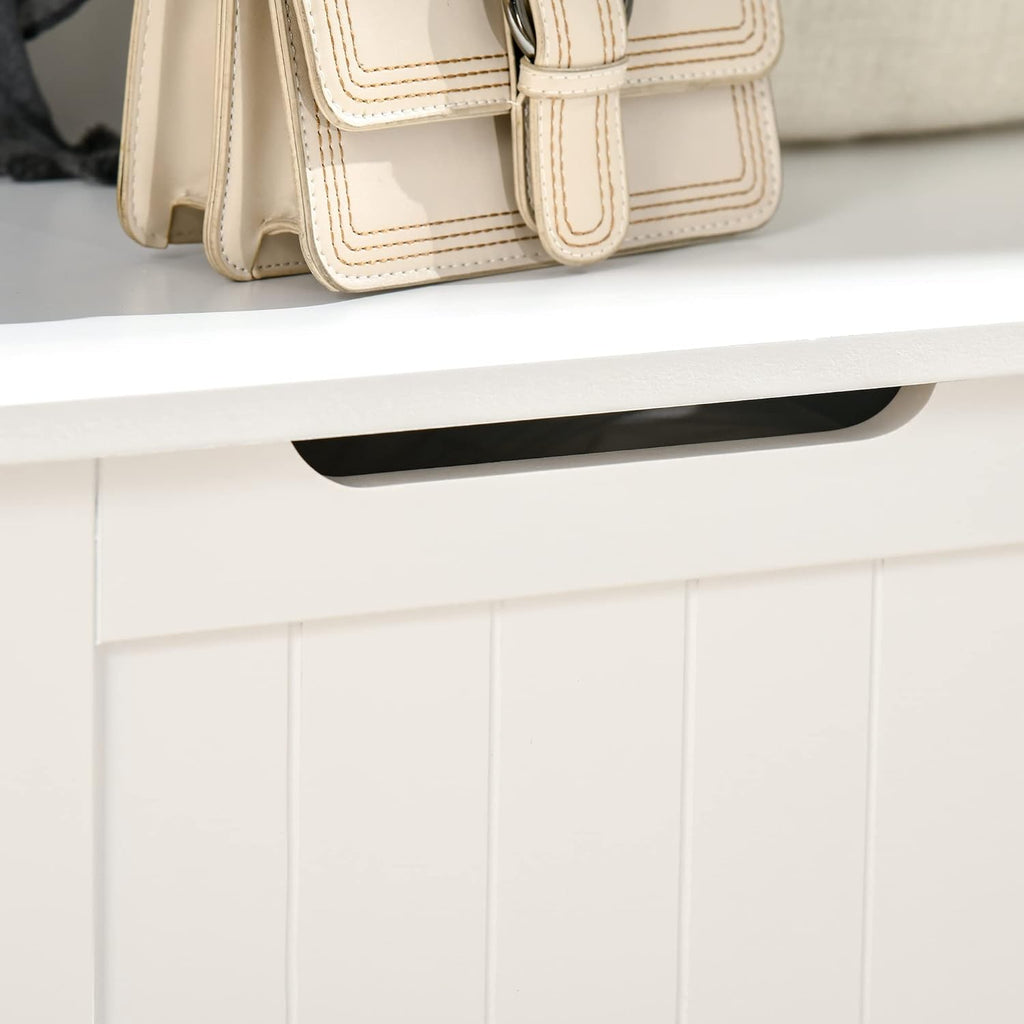 Hall Tree with Bench and Shoe Storage, 3-in-1 Entryway Bench with Coat Rack, 4 Hooks and Flip Top Storage
