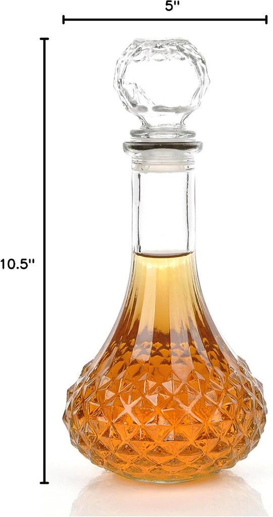 Clear 1000ml Whiskey Wine Liquor Decanter with Stopper