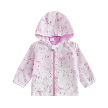 Baby Jacket Girl Boy Toddler Windbreaker Zip Up Hoodie Top Long Sleeve Hooded Sweatshirt Fall Coats Spring Clothes