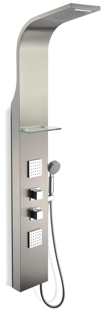 64" Shower Panel, Jetted