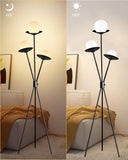 3 Globe Dimmable Tripod Floor Lamp, Mid Century Tree Floor Lamps with 3Pcs 3000K Bulbs Included