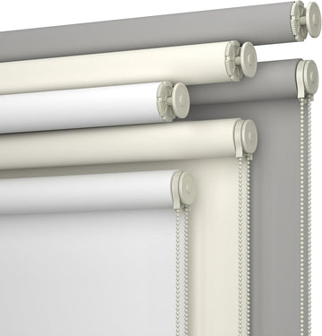 No Drill Blackout Roller Shade 40" W x 75" H, Beige