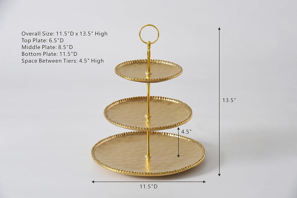 Monte Carlo, 3-Tiered Stand, 11.5" D x 13.5"