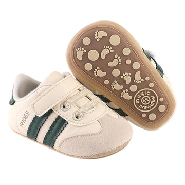Baby Boys Girls Sneakers Toddler Non-Slip Soft Rubber Sole First Walking Shoes Infant Newborn Crib Dress Shoes