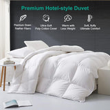 Oversized King Down Feather Fibers Duvet Insert