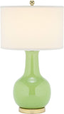 SAFAVIEH Lighting Collection Paris Modern Green Ceramic 28-inch Bedroom Living Room Home Office Desk