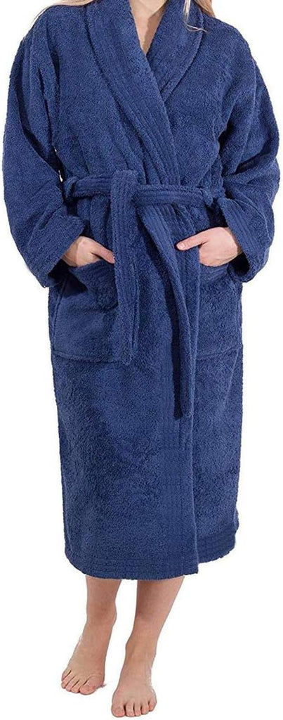 Bathrobe Mens,Premium Thick Terry Cloth Bathrobe,Towel Bath robe Long-Staple Combed Men's Cotton Robe