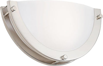 12-inch CRI90+15W 3000K/4000K/5000K Color Temperature Adjustable Dimmable LED Wall Sconce, ETL Listed LED Half Moon