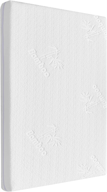 47x23.6 Bedside Crib Mattress: 2" Thick Dual Sided Gel Memory Foam Bassinet Mattress Fit for /BabyBond/ELEMARA