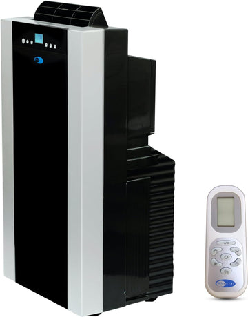 Portable Air Conditioner 14,000 BTU with Dual Hose Dehumidifier & Cooling Fan for 500 Sq Ft Rooms