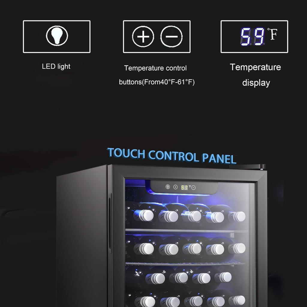 16 Bottle Wine Cooler/Cabinet Beverage Refrigerator Small Mini Wine Cellar Beer 