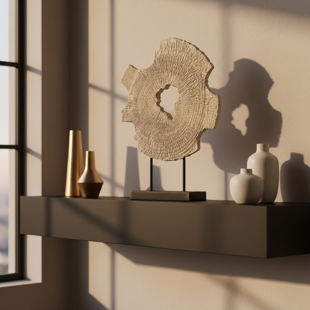 Abstract Decorative Sculpture, Dining Living Room Desk Decor,Geometric Home Decor Statues,Shelf Top Decor Aesthetics