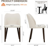 Upholstered Dining Chairs Set of 2