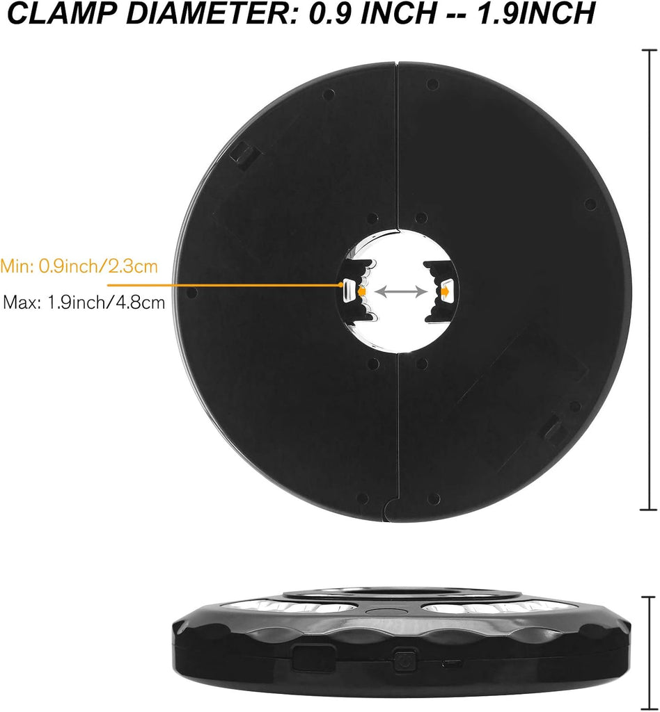 Umbrella Light, Patio Umbrella Lights 3 Brightness Mode 28 LED at 220LM, Built-in Lithium Battery Operated