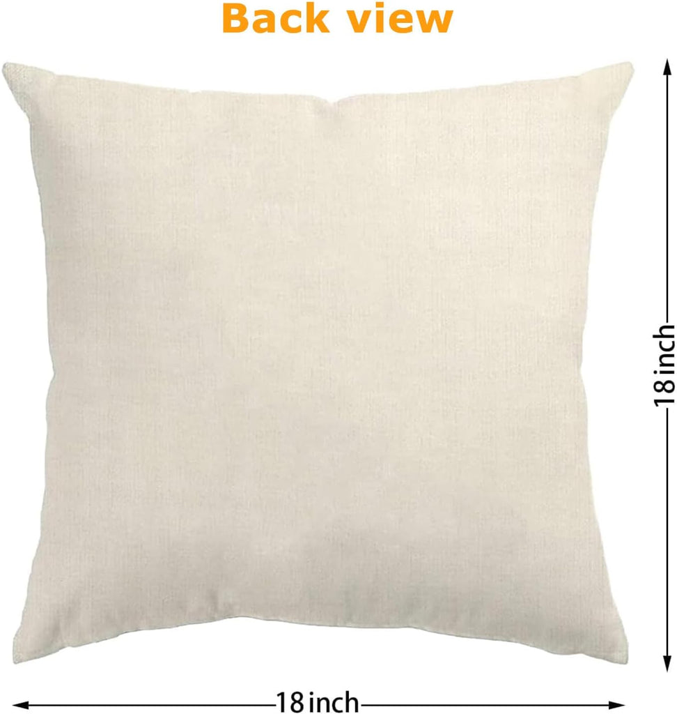 Spring Decorations, Outdoor Pillow Covers Springtime Farmhouse Throw Pillow Cover Garden Linen Cushion Case
