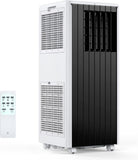 8,000 BTU Portable Air Conditioner - 3-in-1 AC Unit with Cooling, Dehumidifier & Fan for Rooms Up to 350 sq.ft.