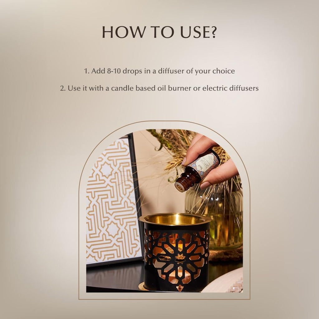 Oud Diffuser Oil Gift Set by | 6 Oud Essential Oils | Islamic Gifts