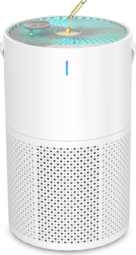 Air Purifiers for Bedroom Office, H13 True HEPA Filter Air Purifiers for Home Pets, Smoke, Odor, Dus