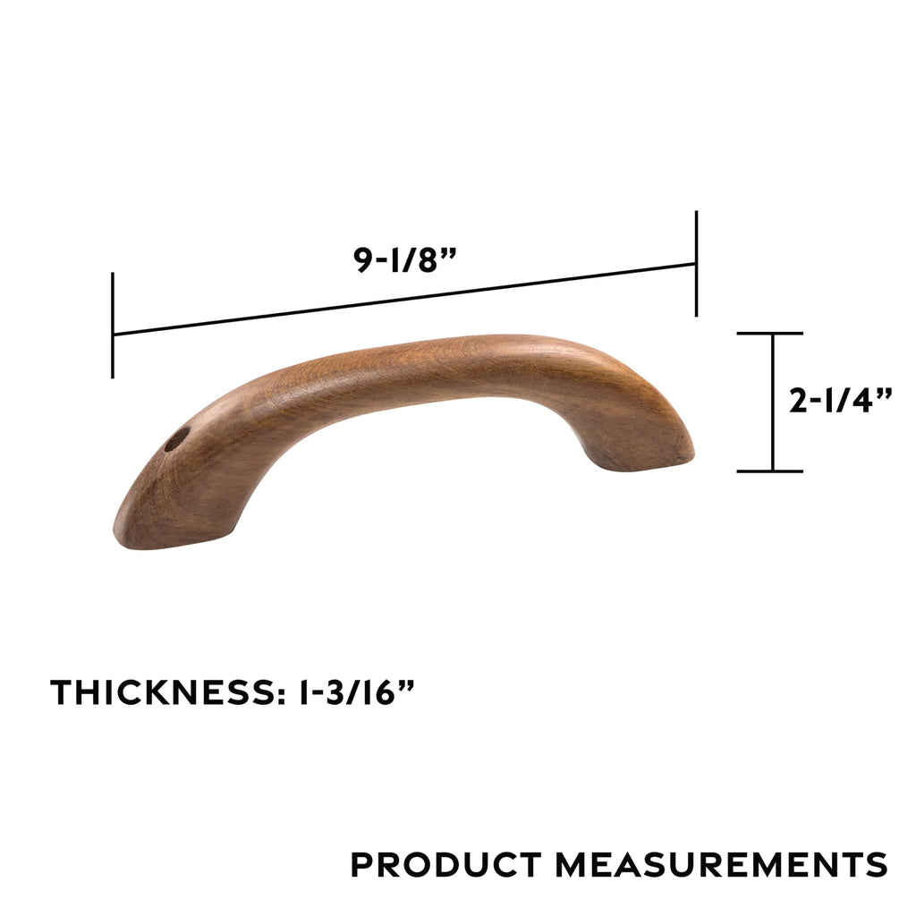 Premium Grake Teak Handrail - 9-3/4"