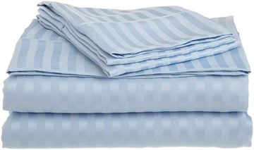 600 Thread Count 100% Egyptian Cotton Sheet Set -King Size Sheets Set - 24 inch Deep Pocket of Fitted Sheet - 4 Piece