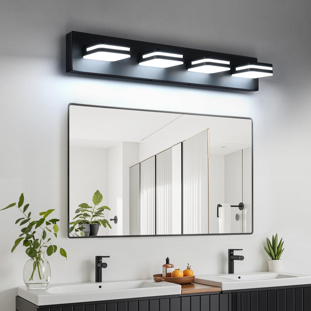 360° Rotate LED Bathroom Vanity Light Fixtures, Acrylic Vanity Lights , Modern Wall Lighting Fixtures Over Mirror