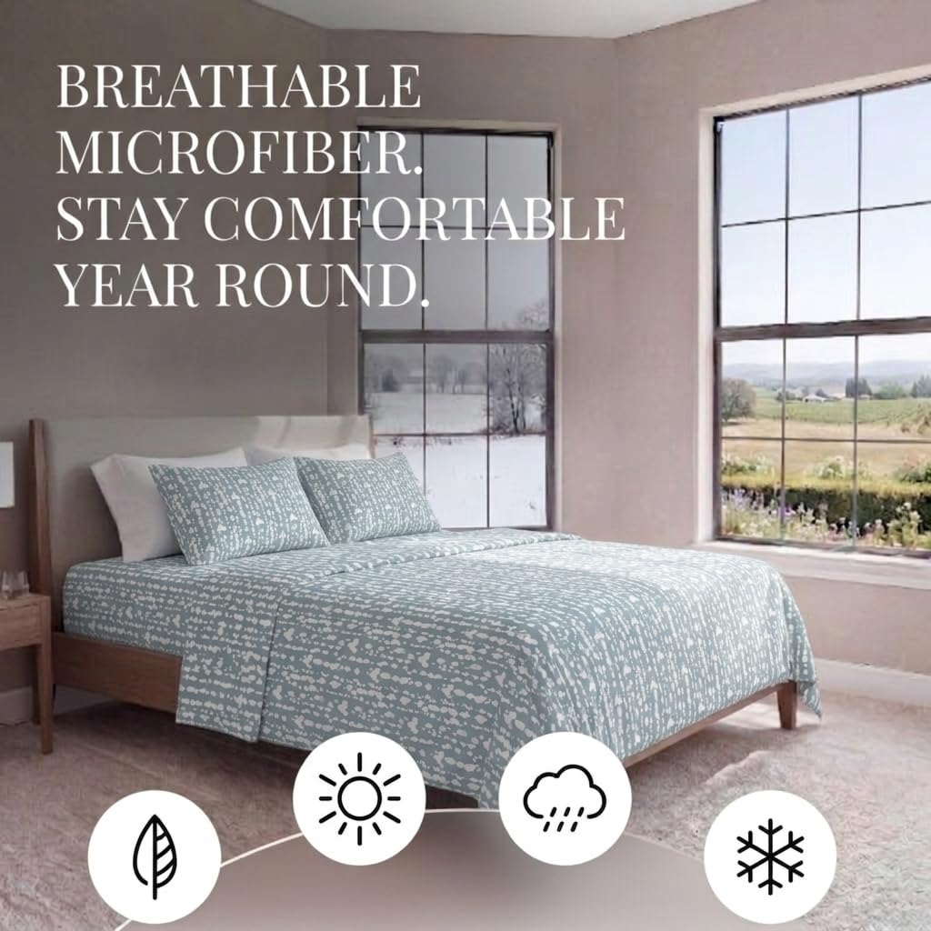 Market Cloud Burst 4-Piece Pattern Sheet Set
