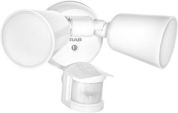 LU160 Luminator Motion Sensor Outdoor Lights - Flood Light for Security - Outside Dusk to Dawn Photocell, 3000k-5000k