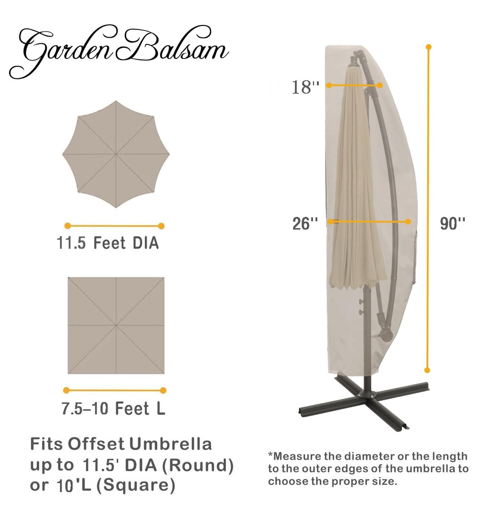 Patio for 9'-11' Outdoor Offset Umbrella