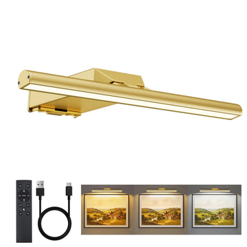 12" Picture Lights for Wall, 10000mAh Rechargeable Wireless Remote