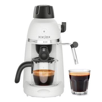 Compact Espresso & Cappuccino Machine, 3.5 Bar with Steam Wand