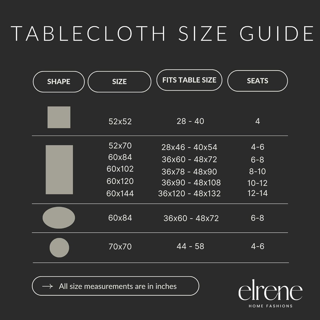 Home Fashions Poinsettia Elegance Jacquard Christmas/Holiday Wrinkle Resistant Dining Tablecloth, 60
