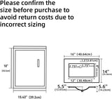 16-Inch Wall-Mounted Bathroom Vanity with Ceramic Sink – Modern Floating Small-Space Cabinet with Soft-Close Door, Pop-Up Drain & P-Trap Included, Gray (No Faucet)