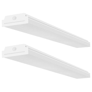 4FT LED Wraparound 40W 4 Foot LED Shop Lights for Garage, 4400lm, 4000K Neutral White, LED Wrap Around Light Fixture