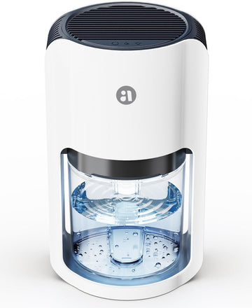 Small Dehumidifier for Bedroom, 42oz Dehumidifier with Auto Shut Off, Quiet Portable Dehumidifier for Bathroom, Closet