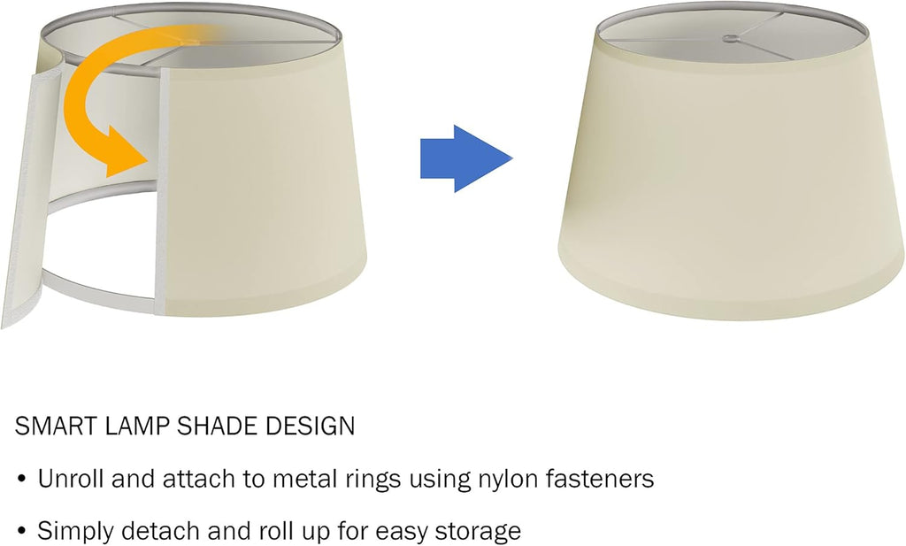 Tripod Floor Lamp - Mid-Century Modern Décor Light with LED Bulb and Natural Oak Wood Base