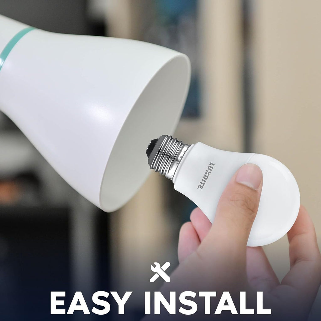 A19 LED Light Bulb 75 Watt Equivalent, 3000K Soft White, 1100LM, Non-Dimmable, Standard LED Light Bulbs, 9.5W, E26 (8 Pack)