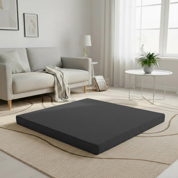 Velvet Zabuton Meditation Mat - Large Floor Pillow for Adults & Yoga Meditation Cushion - High Density Foam Floor