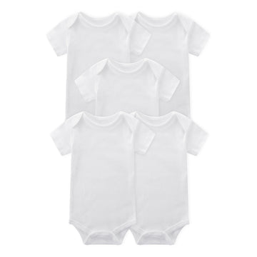 Baby Boy Clothes pack Short Sleeve Bodysuit White