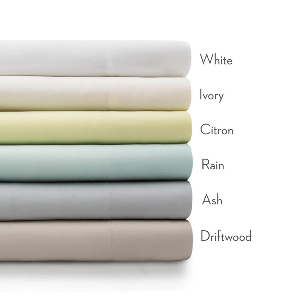 100% Rayon from Bamboo Sheet Set, King, Ash