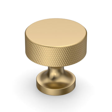 Champagne Bronze Knurled Cabinet Knobs Round Drawer Pulls 10 Pack